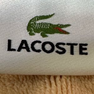 Bundle of 6 Lacoste towels.